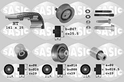 Sasic 1756002 комплект ремня грм на VW GOLF IV (1J1)