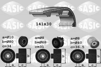 Sasic 1756021 комплект ремня грм на VW PASSAT Variant (3C5)