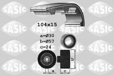 Sasic 1756032 комплект ремня грм на FIAT UNO (146A/E)