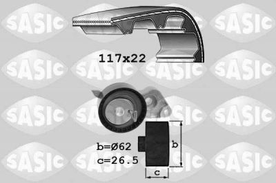 Sasic 1756034 комплект ремня грм на FORD FOCUS II (DA_)