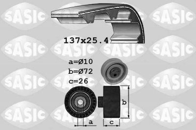 Sasic 1756035 комплект ремня грм на VW PASSAT Variant (3A5, 35I)