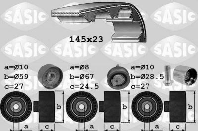 Sasic 1756058 комплект ремня грм на AUDI A3 (8P1)