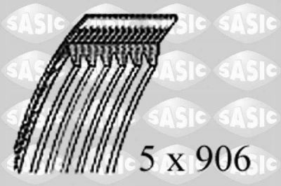 Sasic 1774029 поликлиновой ремень на RENAULT CLIO I (B/C57_, 5/357_)