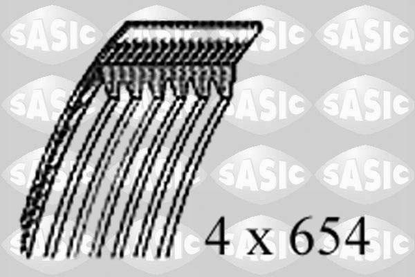 Sasic 1776010 поликлиновой ремень на NISSAN MICRA II (K11)