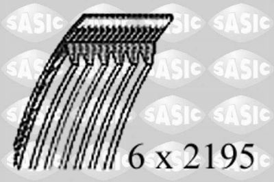 Sasic 1776115 поликлиновой ремень на MERCEDES-BENZ C-CLASS купе (CL203)