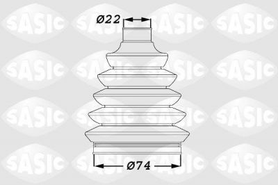 SASIC Пыльник ШРУСа CITROEN C2/C3/C4 1.1>1.6 02> нар. (3293A3, 1900011)