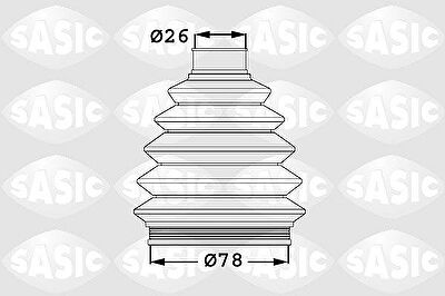 Sasic 1906021 комплект пылника, приводной вал на VW GOLF IV (1J1)