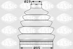 SASIC Комплект пыльника ШРУСа внешн.AUDI A3/SKODA OCTAVIA/VW CADDY/G5/PASSAT/TOURAN 1.4]3.2 03] (1K0498203A, 1906027)