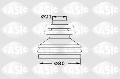 SASIC Пыльник шруса внутренний VAG A4 2,0 00-04 (4B0498201, 1906029)