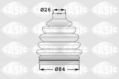 Sasic 1906053 комплект пылника, приводной вал на SEAT IBIZA IV (6L1)