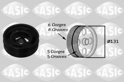 Sasic 2156042 ременный шкив, коленчатый вал на FORD FOCUS II седан (DA_)