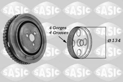 Sasic 2156050 ременный шкив, коленчатый вал на FIAT PUNTO (188)