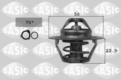 Sasic 3304005 термостат, охлаждающая жидкость на RENAULT CLIO III (BR0/1, CR0/1)