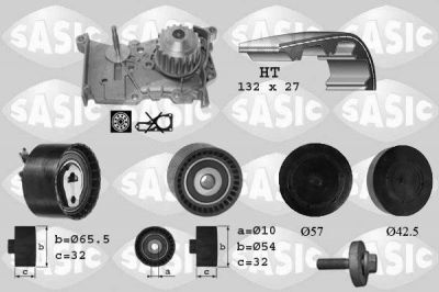 Sasic 3904011 водяной насос + комплект зубчатого ремня на RENAULT SCЙNIC I (JA0/1_)