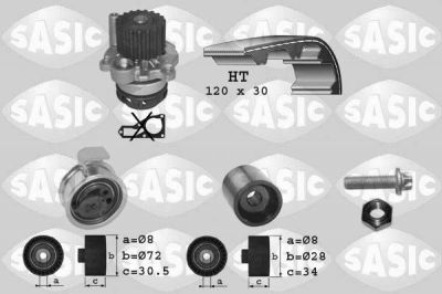 Sasic 3906010 водяной насос + комплект зубчатого ремня на VW PASSAT Variant (3B6)