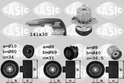Sasic 3906028 водяной насос + комплект зубчатого ремня на VW PASSAT Variant (3C5)