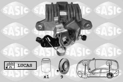 Sasic 6506122 тормозной суппорт на AUDI A1 (8X1, 8XK, 8XF)