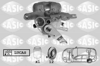 Sasic 6506132 тормозной суппорт на VW CADDY III фургон (2KA, 2KH, 2CA, 2CH)