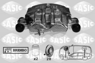 Sasic 6506173 тормозной суппорт на IVECO DAILY IV фургон/универсал