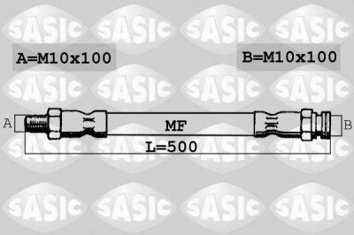 Sasic 6600017 тормозной шланг на PEUGEOT BOXER автобус (230P)