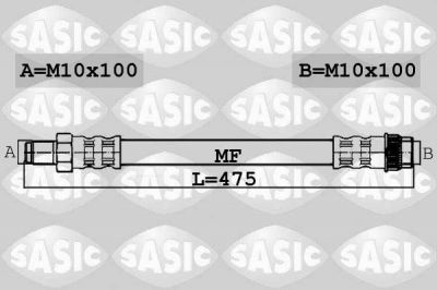 Sasic 6604027 тормозной шланг на RENAULT MEGANE II седан (LM0/1_)