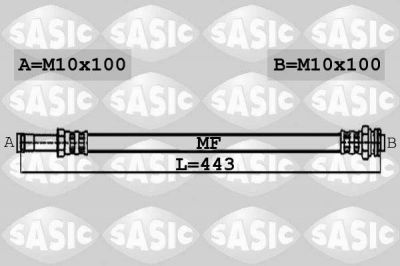 Sasic 6606011 тормозной шланг на FORD FOCUS II седан (DA_)