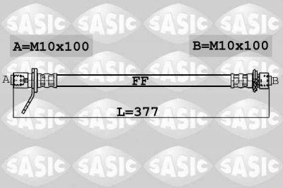 Sasic 6606054 тормозной шланг на TOYOTA AVENSIS (_T22_)