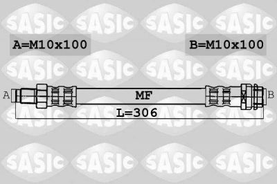 Sasic 6606073 тормозной шланг на MERCEDES-BENZ C-CLASS купе (CL203)