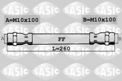 Sasic 6606100 тормозной шланг на VW LT 28-46 II c бортовой платформой/ходовая часть (2DC, 2DF, 2