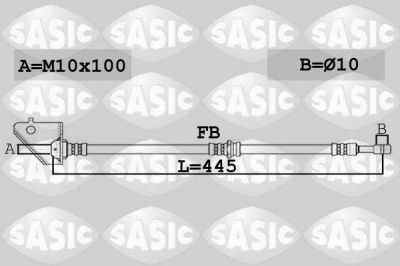 Sasic 6606135 тормозной шланг на KIA SPORTAGE (JE_, KM_)