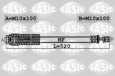 Sasic 6606188 тормозной шланг на FORD FUSION (JU_)