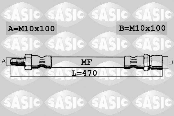 Sasic 6606223 тормозной шланг на FORD KUGA I
