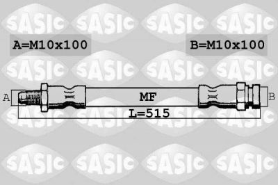 Sasic 6606225 тормозной шланг на FIAT DOBLO вэн (223, 119)