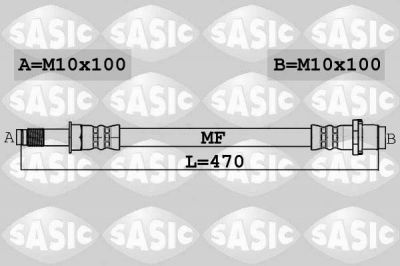 Sasic 6606230 тормозной шланг на MERCEDES-BENZ SPRINTER 4,6-t c бортовой платформой/ходовая часть (906)