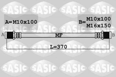 Sasic 6606239 тормозной шланг на IVECO DAILY V фургон/универсал