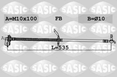 Sasic 6606250 тормозной шланг на HYUNDAI i30 (FD)
