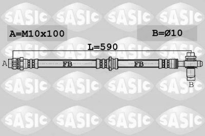 Sasic 6606254 тормозной шланг на AUDI Q3 (8U)