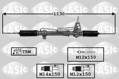 Sasic 7006057 рулевой механизм на FIAT CROMA (154)