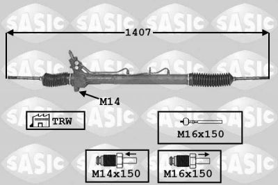 Sasic 7006102 рулевой механизм на PEUGEOT BOXER автобус (230P)