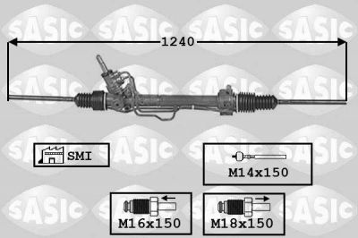 Sasic 7006122 рулевой механизм на RENAULT TRAFIC фургон (TXX)