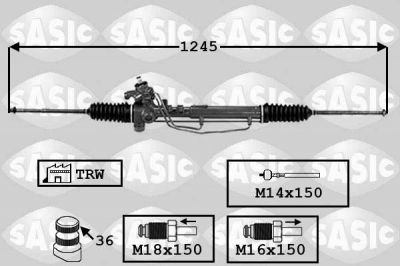 Sasic 7006137 рулевой механизм на SEAT TOLEDO I (1L)