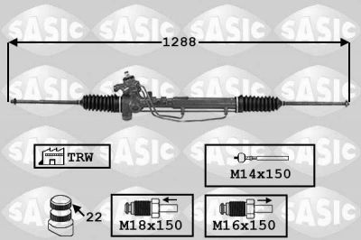 Sasic 7006138 рулевой механизм на VW GOLF III (1H1)