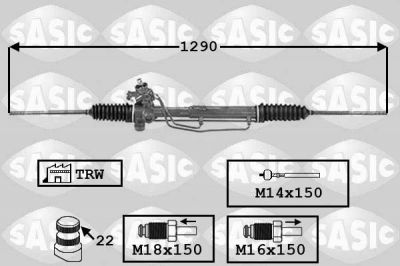 Sasic 7006139 рулевой механизм на VW PASSAT Variant (3A5, 35I)