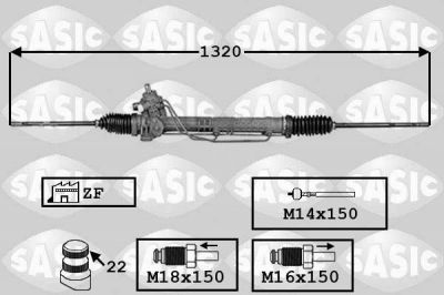 Sasic 7006144 рулевой механизм на VW GOLF III (1H1)