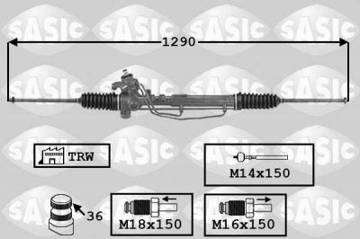 Sasic 7006150 рулевой механизм на SEAT TOLEDO I (1L)