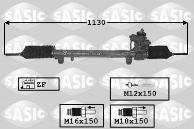 Sasic 7006161 рулевой механизм на MERCEDES-BENZ A-CLASS (W168)