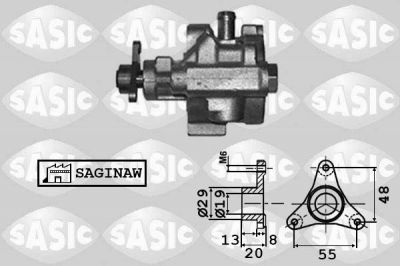Sasic 7074006 гидравлический насос, рулевое управление на RENAULT MEGANE I (BA0/1_)