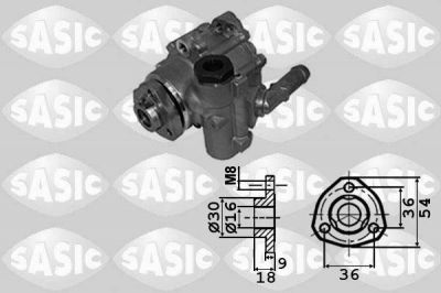 Sasic 7076071 гидравлический насос, рулевое управление на VW SHARAN (7M8, 7M9, 7M6)