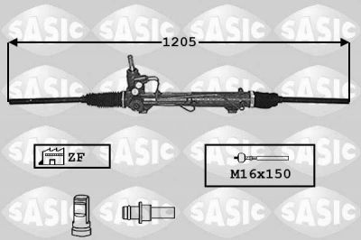 Sasic 7170022 рулевой механизм на PEUGEOT 406 Break (8E/F)