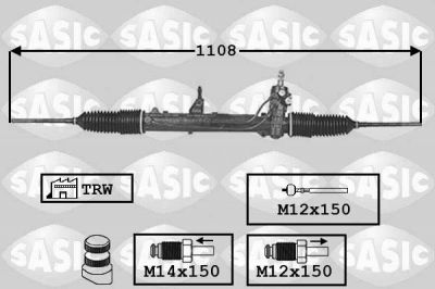 Sasic 7176002 рулевой механизм на FIAT BRAVA (182)